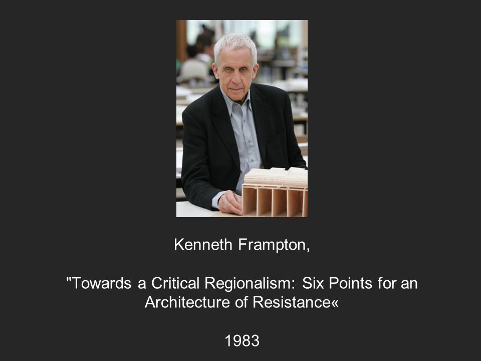 Kenneth Frampton Golden Lion for Lifetime Achievement